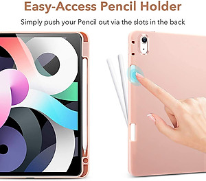 Bao da cho iPad Air 4 2020 10.9 Inch ESR Rebound Pencil Case (Có khe cắm bút Apple Pencil) - Hàng Nhập Khẩu 
