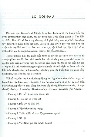 Giáo Trình Cơ Sở Tự Nhiên Và Xã Hội
