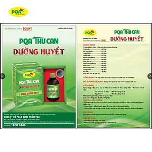 Thư Can Dưỡng Huyết PQA Giúp Bổ Huyết, Hoạt Huyết Hỗ Trợ Giảm Các Triệu Chứng Của Người Bị Parkinson Hộp 125ml