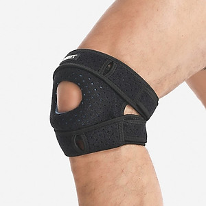 Đai bảo vệ đầu gối đệm kép chuyên nghiệp AOLIKES A-7927 thoáng khí, hấp thụ sốc, đa năng cho mọi hoạt động