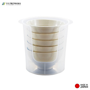 Khay đựng bát đĩa cất gọn Sanada được làm từ nhựa PP cao cấp, kết hợp hoạt chất CEM-Bio kháng khuẩn an toàn- nội địa Nhật Bản