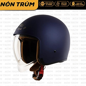 Nón bảo hiểm 3/4 ROYAL M139 có kính âm màu XANH MỰC NHÁM