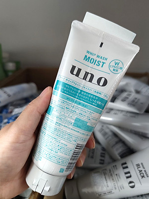 [Nội Địa Nhật Bản] Sữa rửa mặt nam tạo bọt Sạch nhờn cho da dầu UNO Whip Wash Nhật Bản 130g