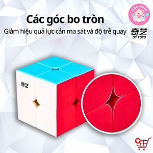 Rubik cao cấp mượt hiệu Qiyi QY TOYS – Stickerless 2x2 3x3 4x4 5x5 Pyraminx Skewb Megaminx Square-1 Windmill Dino Axis