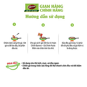 Xốt Gia Vị Hoàn Chỉnh BARONA Gà Chiên Nước Mắm 80g