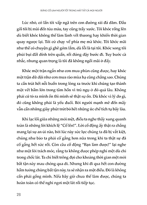 Đừng Cố Làm Người Tốt Trong Mắt Tất Cả Mọi Người