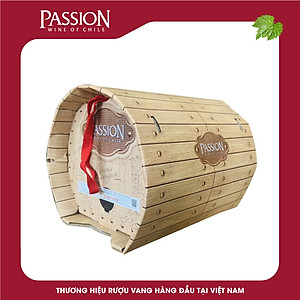 Rượu vang đỏ Passion Hộp giấy giả gỗ 03 lít 13.5%