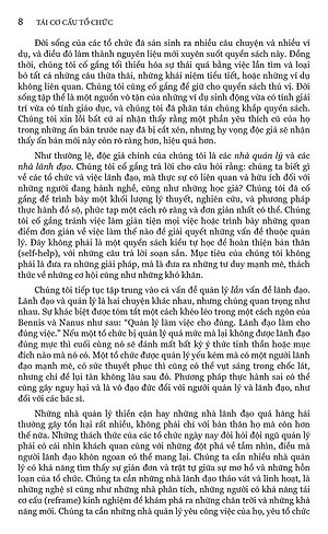 Tái Cơ Cấu Tổ Chức - Bìa Cứng (Tái Bản)