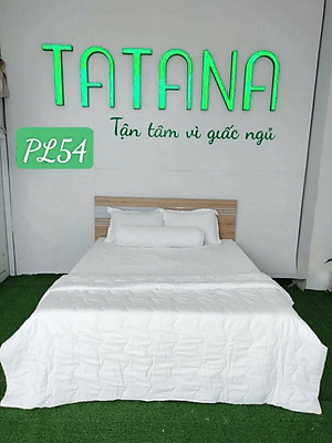 Bộ Ga TC Tatana Silver 4 Món Cao Cấp, Chất Vải Mềm Mịn Thoáng Mát - Màu ngẫu nhiên