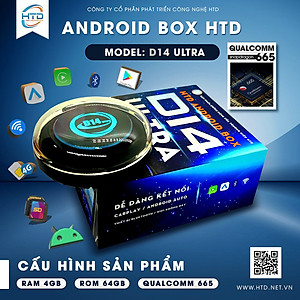 Carplay Ai Box Android - Carplay AI Box D14 Ultra cho ô tô chính hãng HTD