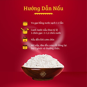 Gạo thơm thượng hạng - Nàng Sen Yêu Thương 4kg - Ngon thơm dẻo nhiều