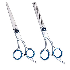 Bộ Kéo Cắt Tỉa Tóc Chuyên Nghiệp Cho Gia Đình Salon Barber Học Viên Sang Trọng Bằng Thép Không Gỉ Lưỡi Sắc Bén Cao Cấp HAND MADE Nam Nữ Tiện Lợi