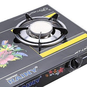 Bếp Gas Hồng Ngoại Đôi Cao Cấp RaiNy – Tặng bộ van dây - Hàng chính Hãng ( Màu Ngẩu Nhiên)
