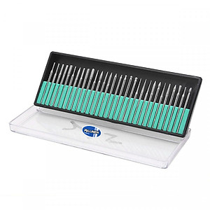 Bộ 30 Mũi Mài Khắc Đầu Kim Cương - Cán 2.35mm - Milliken NL-3126