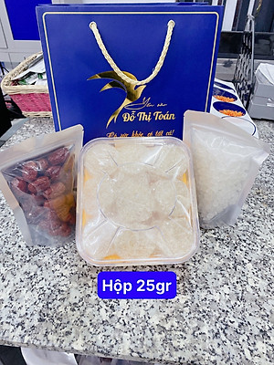 Hộp yến baby 20 viên 25gr - Yến vụn tinh chế đã làm sạch - Viên yến tiện dụng có tặng kèm phụ gia chưng yến - Yến sào Đỗ Thị Toán