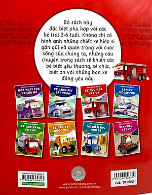 Sách Những Chiếc Xe Hiệp Sĩ: Xe Cứu Hỏa Vất Vả (Tái Bản 2019)