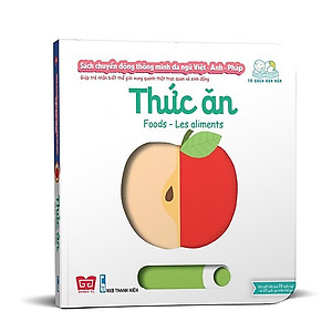 Sách Chuyển Động Thông Minh Đa Ngữ Việt - Anh - Pháp (Giúp Trẻ Nhận Biết Thế Giới Xung Quanh Thật Trực Quan Và Sinh Động)