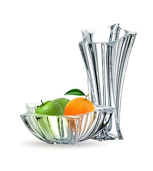 Lọ Hoa Pha Lê Crystalite Bohemia Sao Eo 33.0cm 