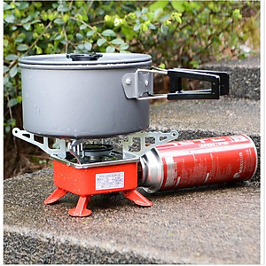 Bếp ga mini gấp gọn sử dụng cho du lịch dã ngoại phượt cắm trại