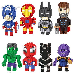 Đồ chơi lắp ráp Siêu Anh Hùng Nhân Vật Độc Đáo Thú Vị