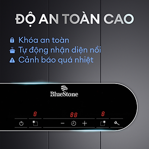 [Độc quyền online] Bếp Từ Đôi BlueStone ICB-6819 4000W - Miễn phí lắp đặt, cắt đá HCM, HN, Đồng Nai, Bình Dương - Bảo hành 2 năm