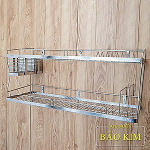 Kệ chén đa năng Inox 304 cao cấp dài 80cm  (D80 x W28 x H45)