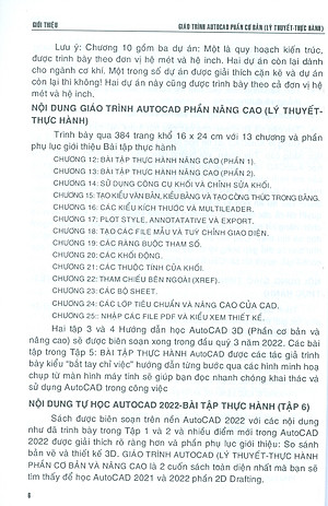 GIÁO TRÌNH AUTOCAD - PHẦN CƠ BẢN (Lý Thuyết - Thực hành) (Dùng cho các phiên bản Autocad 2023, 2022, 2021) (Tái bản lần 1)