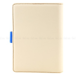 Bóp Sổ Da Còng Nhỏ Kem (13 x 18 cm)