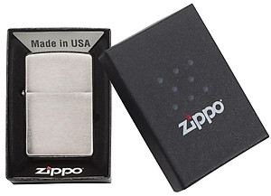 Bật Lửa Zippo Armor Brushed Chrome 162