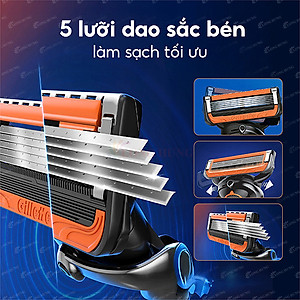 Dao cạo râu dùng pin 5 lưỡi kép Gillette Proglide 5 Power (1 cây) - Hàng chính hãng