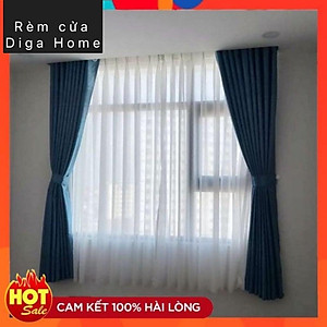 Rèm cửa sổ chống nắng,trang trí 96% FREE SHIP Màu xanh dương dịu mát Nhiều kích thước