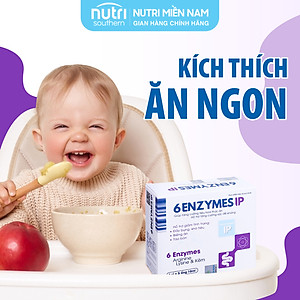 Men tiêu hóa 6 ENZYMES IP - Hỗ trợ tăng cường tiêu hóa với 6 loại enzyme thiết yếu, giúp ăn ngon, giảm táo bón (hộp 20 ống x 10ml)