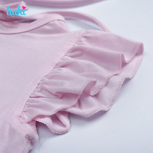 Bộ bodychip cánh tiên vải tre cao cấp cho bé sơ sinh - 1 tuổi HAKI BB031 (4-10kg) + Set áo liền quần chất liệu cao cấp xuất khẩu Canada siêu mềm mịn Haki; bodysuit cho bé gái, baby bodysuit, bamboo fabric