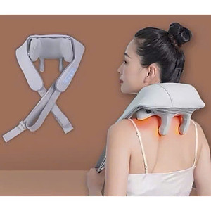 Máy Massage Cổ Vai Gáy Hồng Ngoại 6D YM-K18, Đai Mát Xa Toàn Thân Hỗ Trợ Thư Giãn - Giao Màu Ngẫu Nhiên - HÀNG CHÍNH HÃNG MINIIN