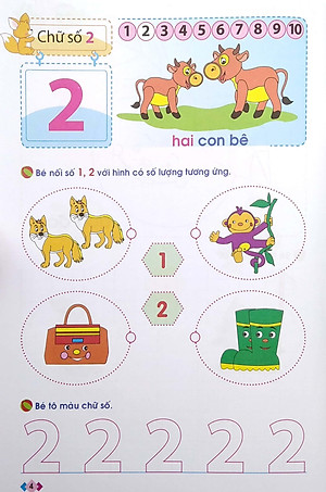Vở Bé Làm Quen Với Chữ Số ( 4-5 Tuổi)