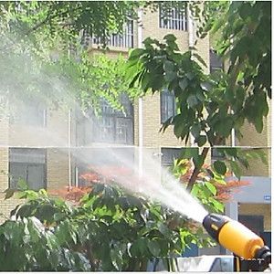 Bộ dây vòi xịt nước rửa xe, tưới cây . tăng áp 3 lần, loại 3m, 5m 206319P cút sập,nối vàng+ tặng mở chai