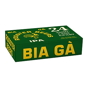 Thùng Rooster Beers IPA (Bia Gà) 24 Lon (330ml/Lon)