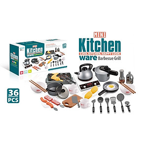 Bộ đồ chơi mô hình nấu ăn 36 món cho bé 