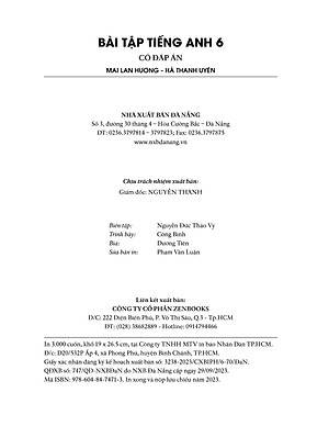 Bài Tập Tiếng Anh Lớp 6 Tập 2 (Có Đáp Án) - Dùng Kèm SGK Global Success