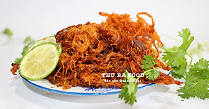 Khô Bò Thu Ba Quảng Ngãi 100 gr dạng xé sợi. Ăn vặt đọc sách thư giãn giải trí