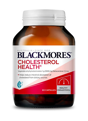 Viên Uống Hỗ Trợ Giảm Cholesterol Ngăn Ngừa Bệnh Tim Mạch Blackmores Cholesterol Health Lọ 60 Viên
