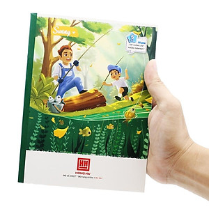 Combo 5 Vở 5 Ô Ly 96 Trang 80gsm Class Sunny - Hồng Hà 0307 (Mẫu Màu Giao Ngẫu Nhiên)
