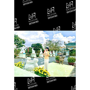 Bộ Đi Lễ Chùa - Đồ Lam Nữ Đi Chùa Đẹp Cao Cấp Trang Nhã Vải Lụa Tay Xòe 2021 Dành Cho Phật Tử Mới - AL003