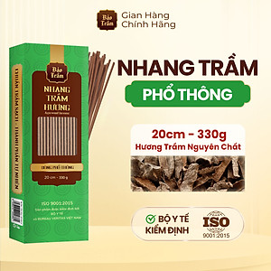 Nhang Trầm – Hộp Xanh Lá 600g | Bảo Trầm | Thơm Dịu, Không Hóa Chất, Dùng Cúng Lễ
