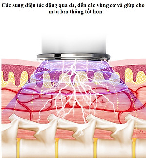 Máy massage cổ vai gáy cột sống 4 đầu công nghệ Nhật Bản