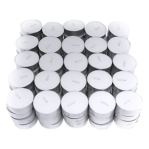 Bịch 100 Nến Tealight Miss Candle FtraMart (Trắng)