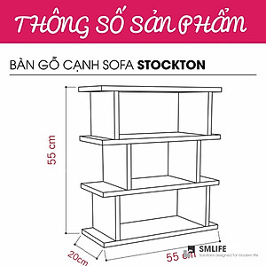 Bàn cạnh sofa SMLIFE Stockton
