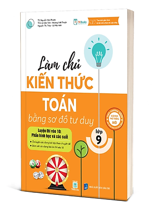 Sách - Làm Chủ Kiến Thức Toán Bằng Sơ Đồ Tư Duy Lớp 9 – Luyện Thi Vào 10 #huongbook