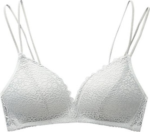  Bộ ĐồLót Ren Nữ Không Gọng Nâng Ngực Đệm Mỏng Azuno DL01  Phong Cách Sexy Dây Đôi Không Giãn Không Quăn Sau Khi Dùng Lâu