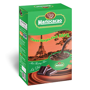 Bột Cacao Mario cao cấp nguyên chất 100% không đường, nguyên liệu nhập khẩu
